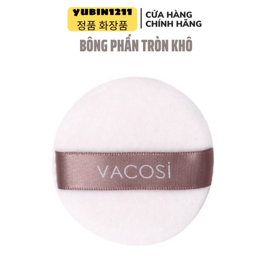 BỊCH 1 CÁI BÔNG PHẤN COTTON KHÔ TRÒN NHỎ VACOSI - BP19