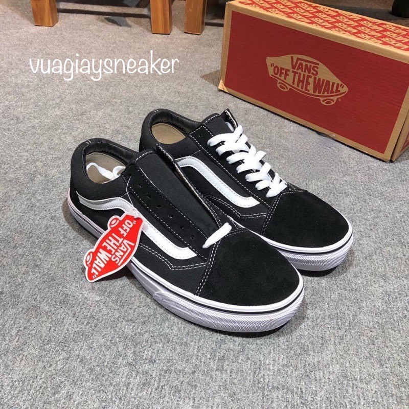 ẢNH THẬTGiày thể thao sneaker old skool đen trắng