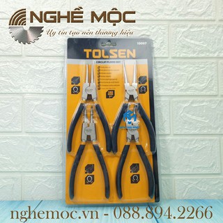 Bộ kìm phe 7" tolsen 10097 nghề mộc