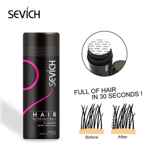 Phấn xơ phủ tóc SEVICH 25g dùng làm dày tóc tiện dụng