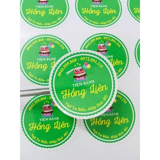 1000 tem dán kích thước 4cm giá 300k