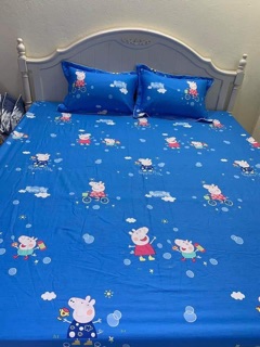 Sét ga gối cotton Hàn m6*2m