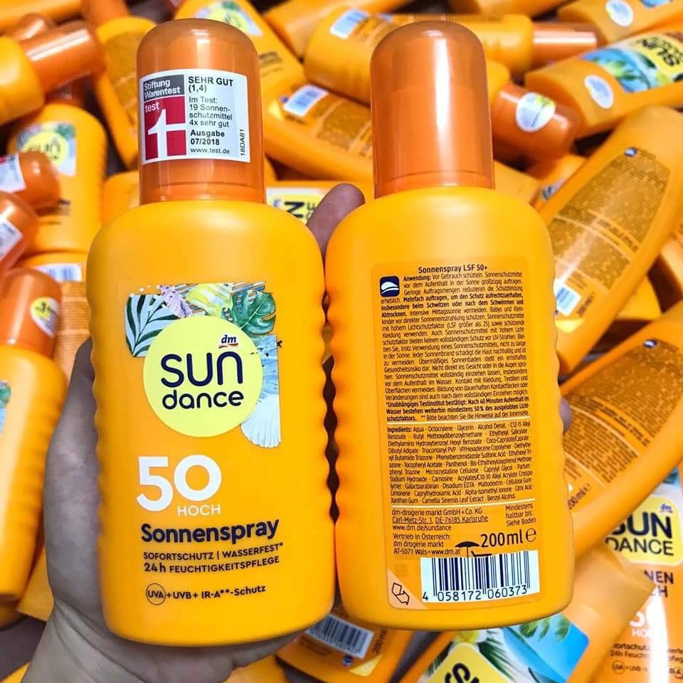 Xịt chống nắng SUNDANCE SPF 50