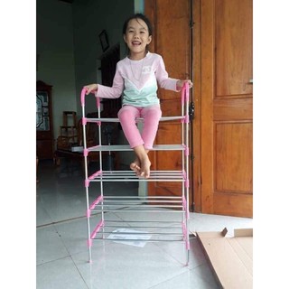 Kệ Đựng Dép inox 5 Tầng