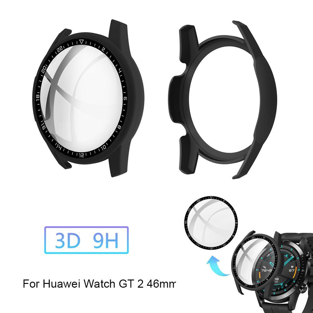 BTLIMER Khung Bảo Vệ Màn Hình Chống Sốc Bằng PC Cho Đồng Hồ Huawei Watch GT 2 46mm