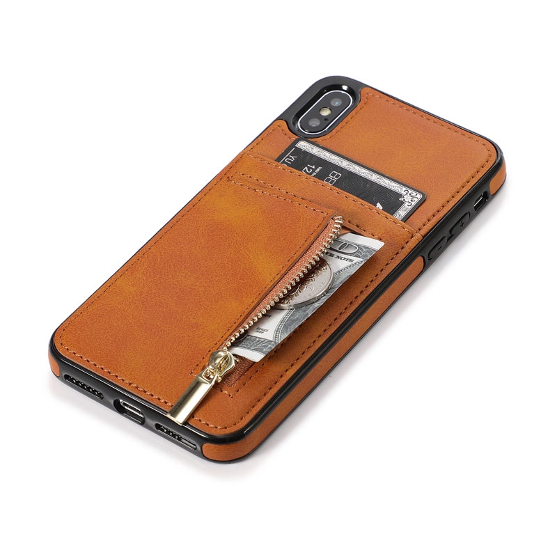 Ốp điện thoại kết hợp ngăn đựng tiền bằng da PU cho Iphone 11 Pro 6/s/p/sp/7/p/8/p/X/Xr/Xs/Max | BigBuy360 - bigbuy360.vn