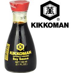 Nước tương soy sauce Kikkoman (chai thủy tinh) 150ml