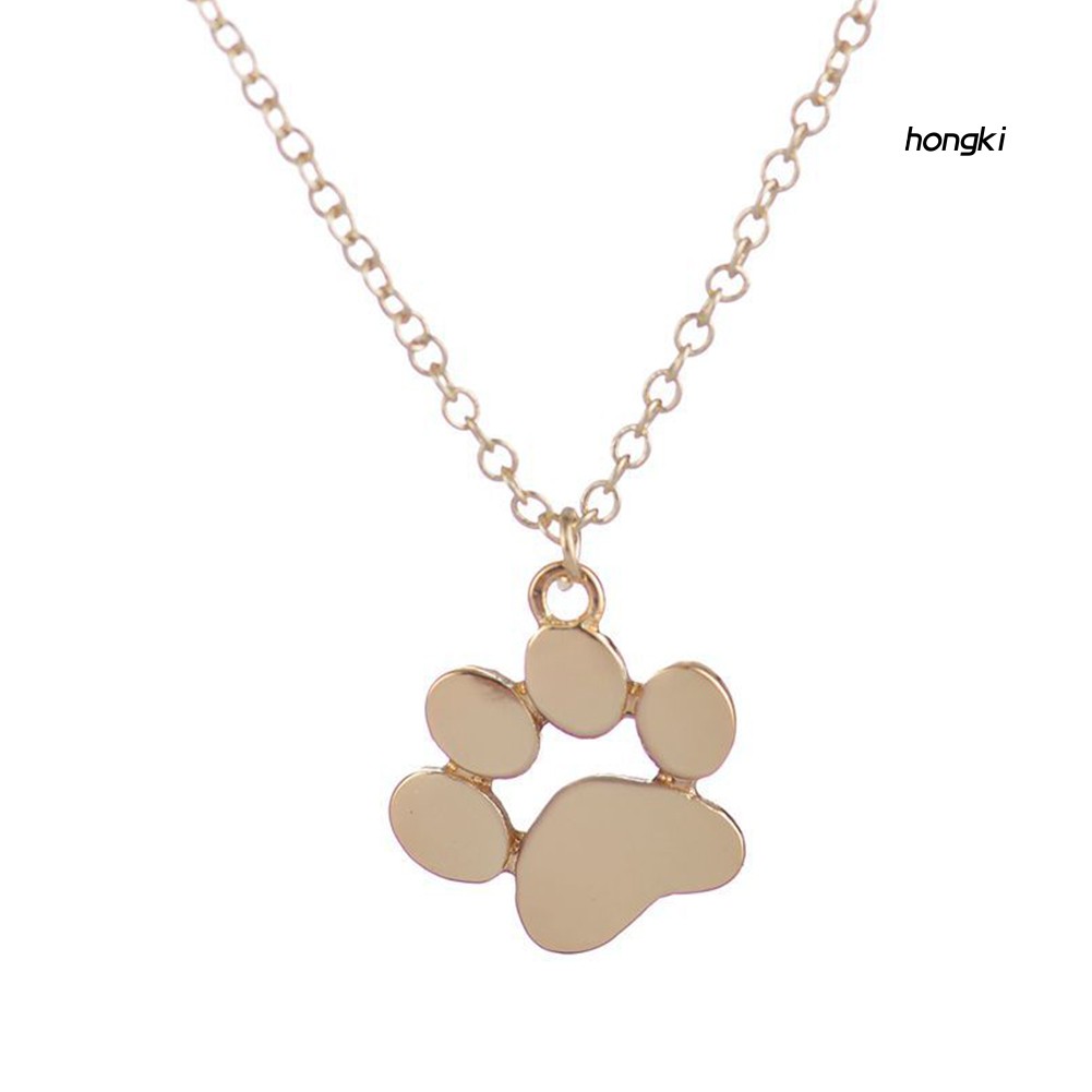 vòng cổ Mặt Hình Dấu Chân Cún Dễ Thương Thời Trang Dành Cho Nữ