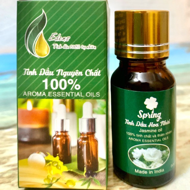 Tinh Dầu Hoa Nhài Nguyên chất 100% từ Thiên Nhiên  (10ml) Viện hàn lâm