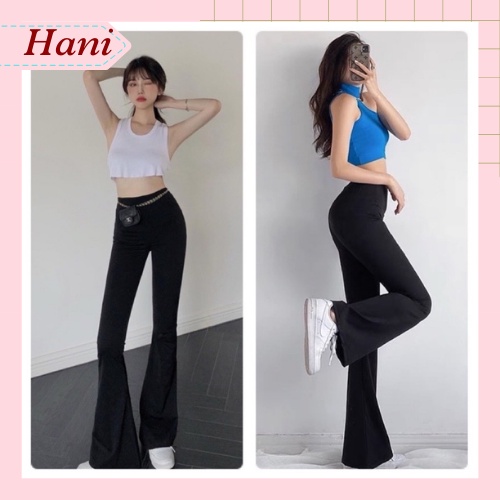 Quần legging ống loe vintage chân đẹp C12, quần legging nâng mông tôn dáng dành cho nữ