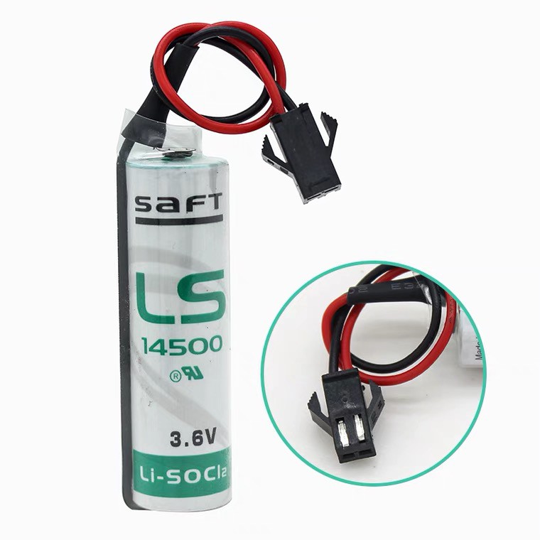 Pin nuôi nguồn SAFT LS14500 3.6V có jack cắm