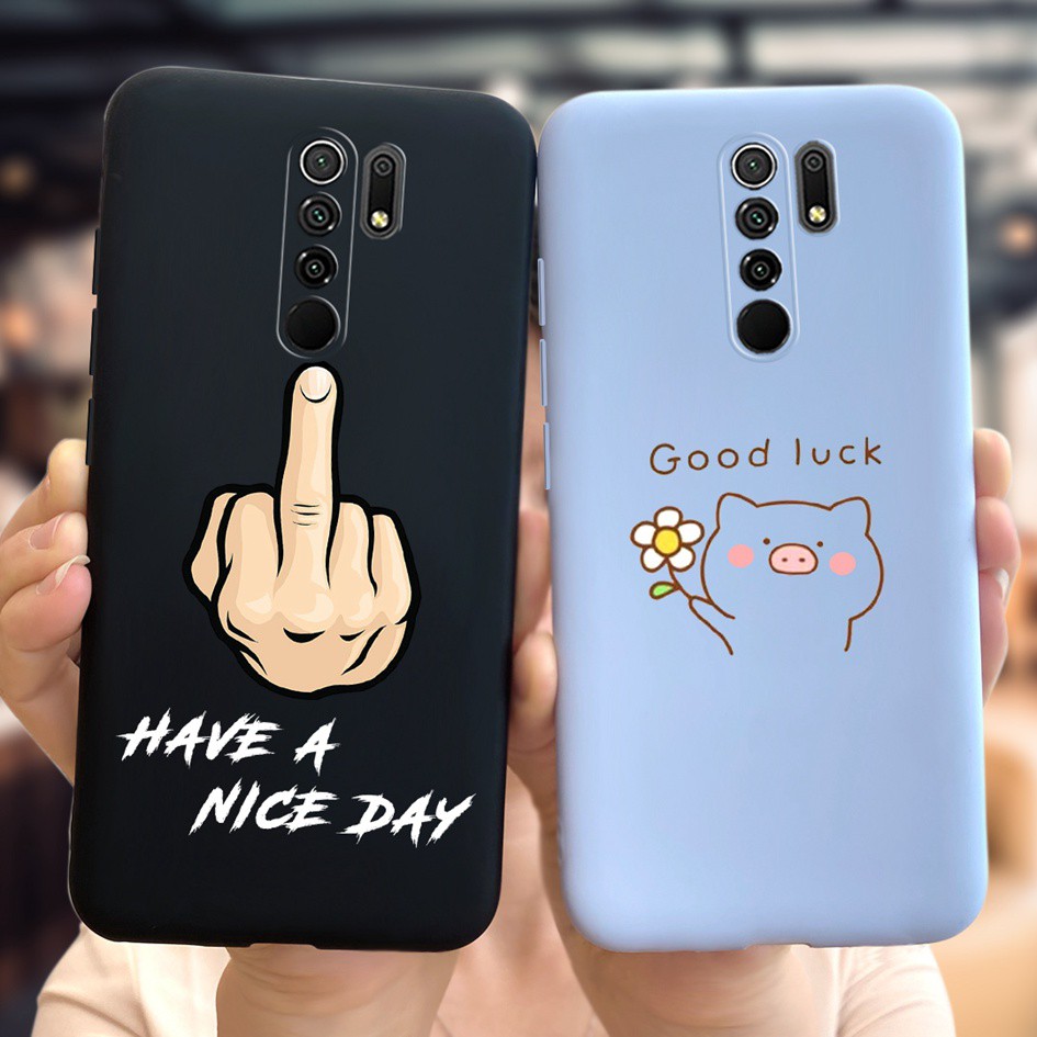 Ốp điện thoại silicon mềm hình trái tim thích hợp cho XIAOMI REDMI 9 POCO M2 REDMI9 PRIME 6.53 INCH