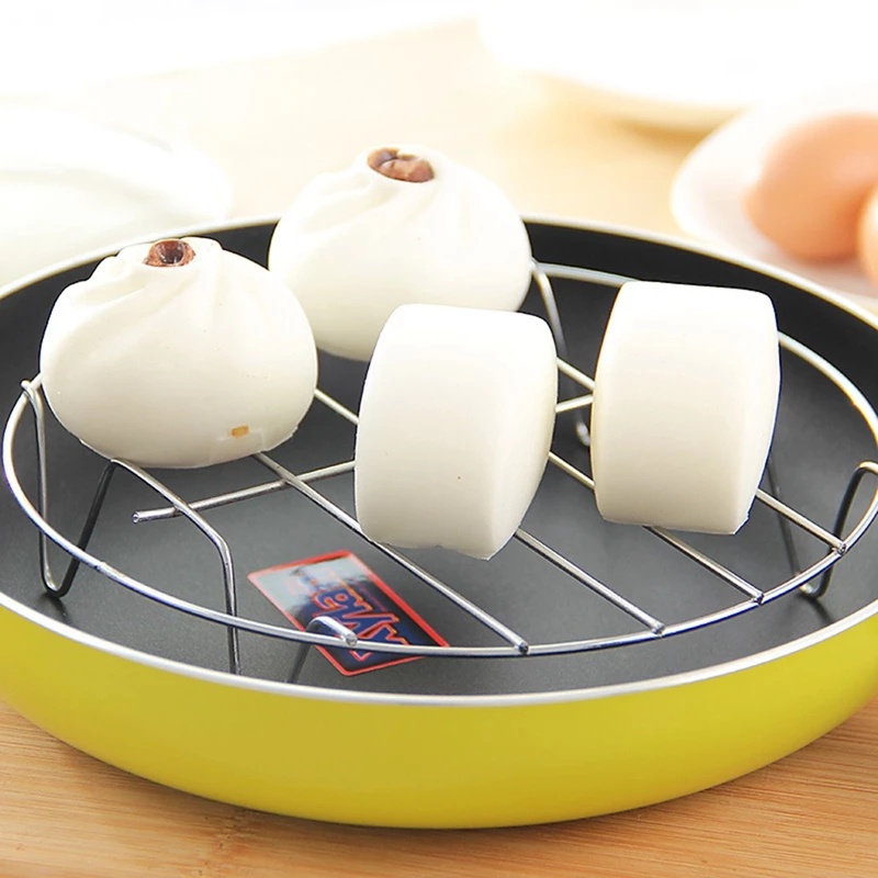 Giá Hấp Bằng Thép Không Gỉ Hình Tròn Tiện Dụng Cho Nhà Bếp