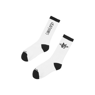 Vớ BLACKSHEEPS Crazy Ones Crew Socks - White aka Màu Trắng