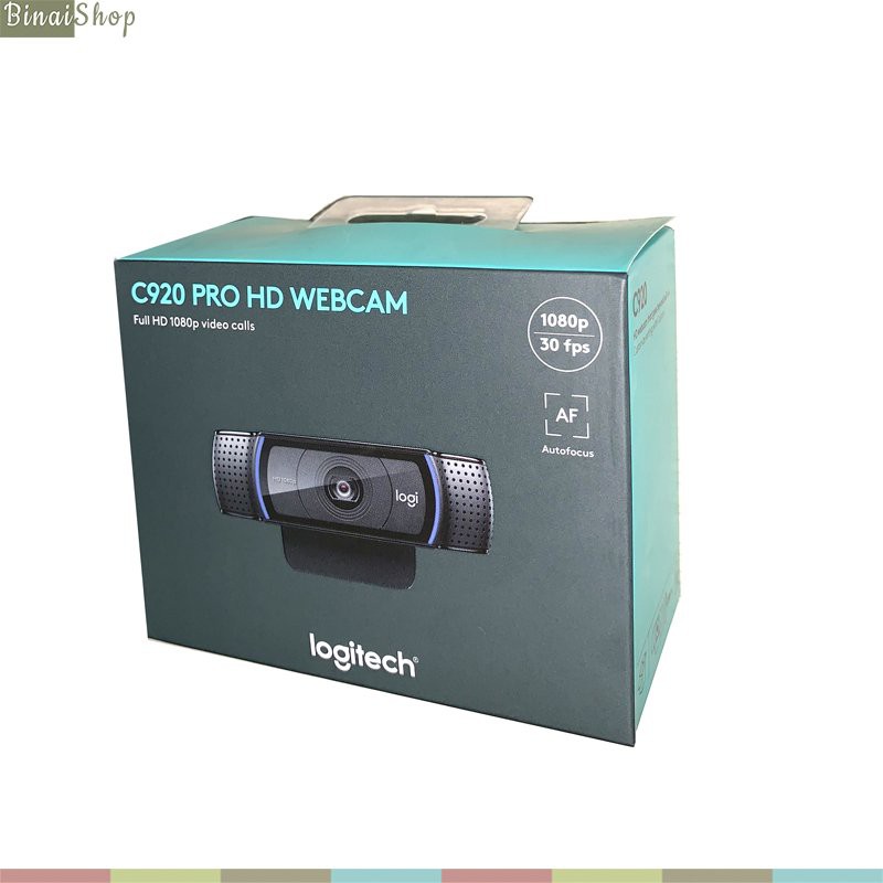 [Mã 99ELSALE hoàn 7% đơn 300K] Logitech C920 Pro - Webcam HD 1080p, Tích Hợp Micro Stereo