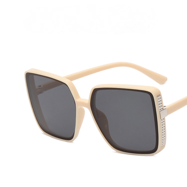 Kính mát vuông oversize chống tia UV400 thời trang cho nữ