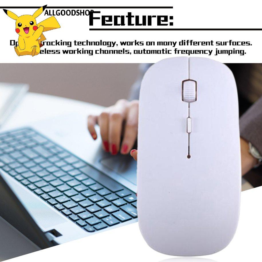 Ultra Thin 2.4G USB Chuột -Optical Wireless Mouse for Desktop Computer PC Laptop