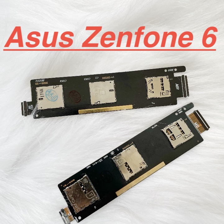 ✅ Dây Sub Ổ Sim Asus Zenfone 6 Cáp Nối Main Sạc Ổ Đựng Sim Cáp Nối Bo Mạch Chủ Linh Kiện Thay Thế