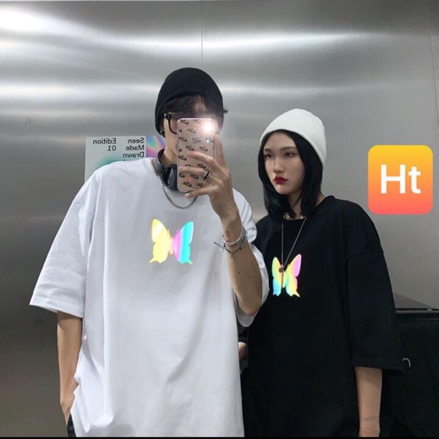 Áo phản quang 7 màu bướm xinh Chất tixi H2U870