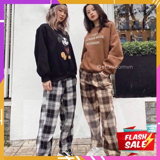 [FREESHIP] Quần Nữ Ống Suông PLAID PANTS Kẻ Caro Thời Trang Cực Dễ Phối ĐỒ (có ảnh thật)
