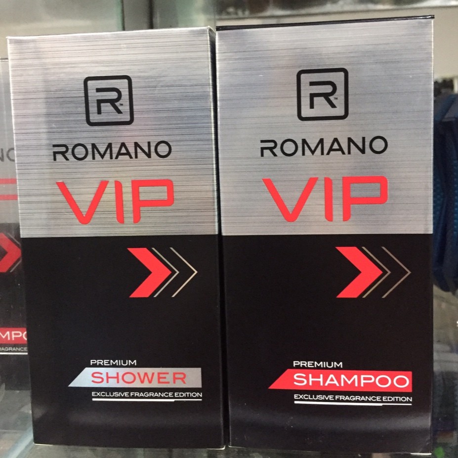 Dầu gội, sữa tắm, romano vip 180g