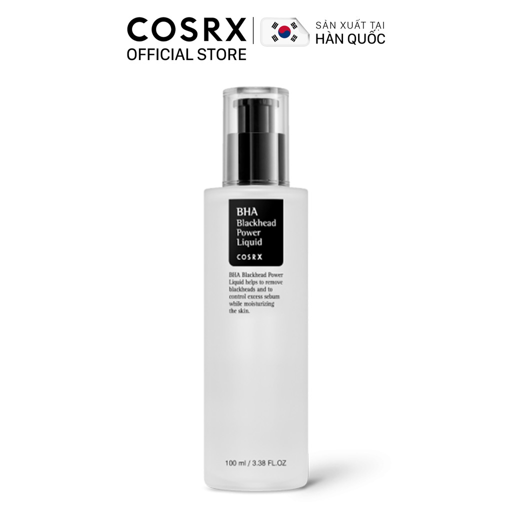[Mã FMCGMALL -8% đơn 250K] Dung Dịch Tẩy Tế Bào Chết Hoá Học 4% BHA COSRX Blackhead Power Liquid Exfoliator 100ml | BigBuy360 - bigbuy360.vn