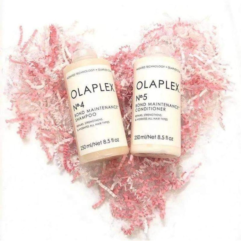 BỘ GỘI XẢ #OLAPLEX SỐ 4 &amp; DẦU XẢ SỐ 5 PHỤC HỒI TÓC KHÔ XƠ HƯ TỔN USA 250ML*2