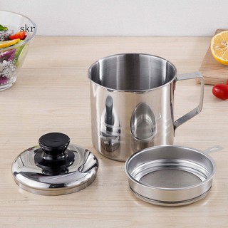 Ca lọc cặn dầu ăn inox 304