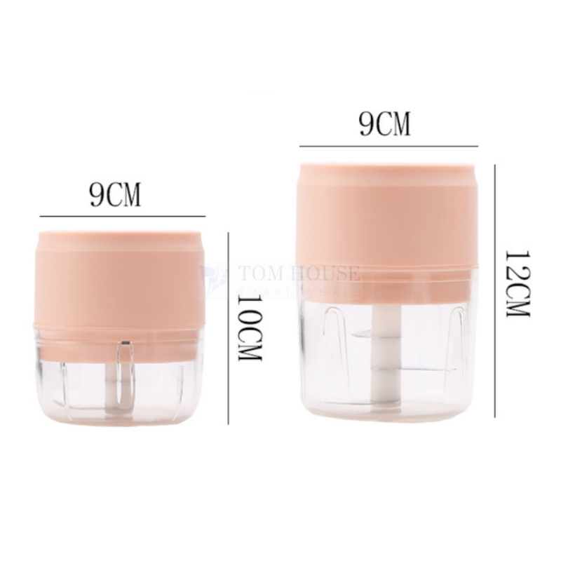 Combo Máy Xay Mini 100ml và 250ml, Máy Xay Cầm Tay Sạc Điện Mẫu Mới Thiết Kế Siêu Gọn