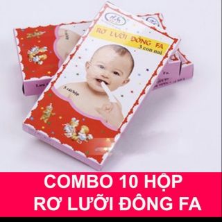 Combo 10 hộp rơ lưỡi Đông fa