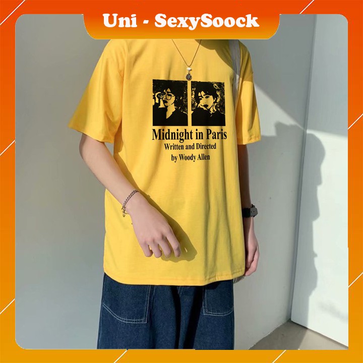 [Uni Trend] Áo Thun Tay Lỡ In MidNight in Paris, Cool Chất, thoáng mái, hút mồ hôi. Sản phẩm có rất nhiều màu đẹp  👌 | BigBuy360 - bigbuy360.vn