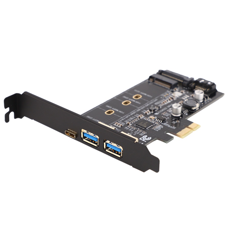 Thẻ Chuyển Đổi Usb 3.0 & Type-C M.2 PCIe M2 SSD SATA B Cho 2280 2260 2242 2230 NGFF | BigBuy360 - bigbuy360.vn