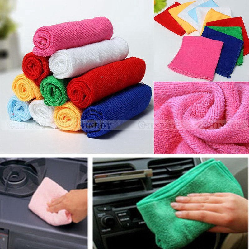 Set 10 khăn vi sợi siêu thấm hút vệ sinh đa năng