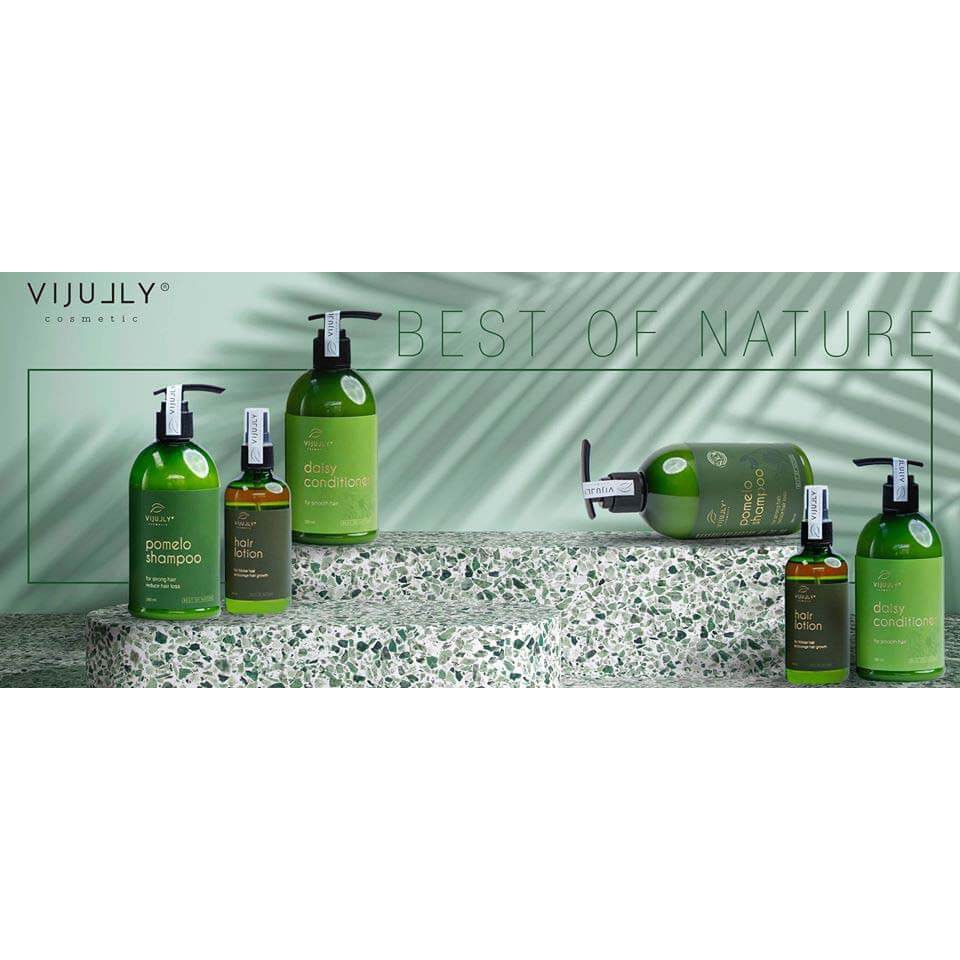 [CHÍNH HÃNG] ComBo Vijully 3in1 Bộ Dầu Gội và Kem Xả Bưởi và Tinh dầu bưởi Cao Cấp có hộp và túi | BigBuy360 - bigbuy360.vn