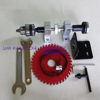 Bộ phụ kiện chế cưa bàn cho động cơ trục 5mm