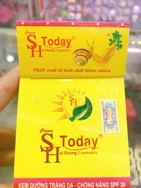 Kem dưỡng trắng da chống nắng SPF 30 SH TODAY