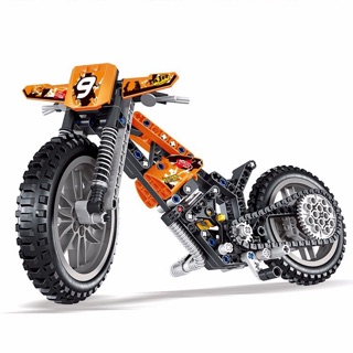 MÔ HÌNH LẮP RÁP - LEGO TECHNIC 38041 -  TECHNOLOGY XE MOTO VỚI HAI TUỲ BIẾN LẮP RÁP