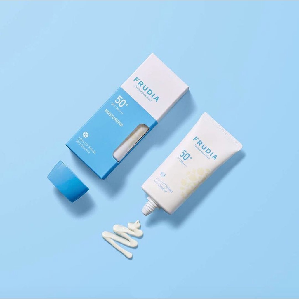 Tinh Chất Chống Nắng Frudia Ultra Uv Shield Sun Essence 50+ SPF/PA++++ Dưỡng Ẩm Ngăn Ngừa Tia Uv 50g