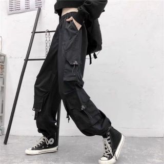Quần Jogger có dây rút ống quần [hàng order]