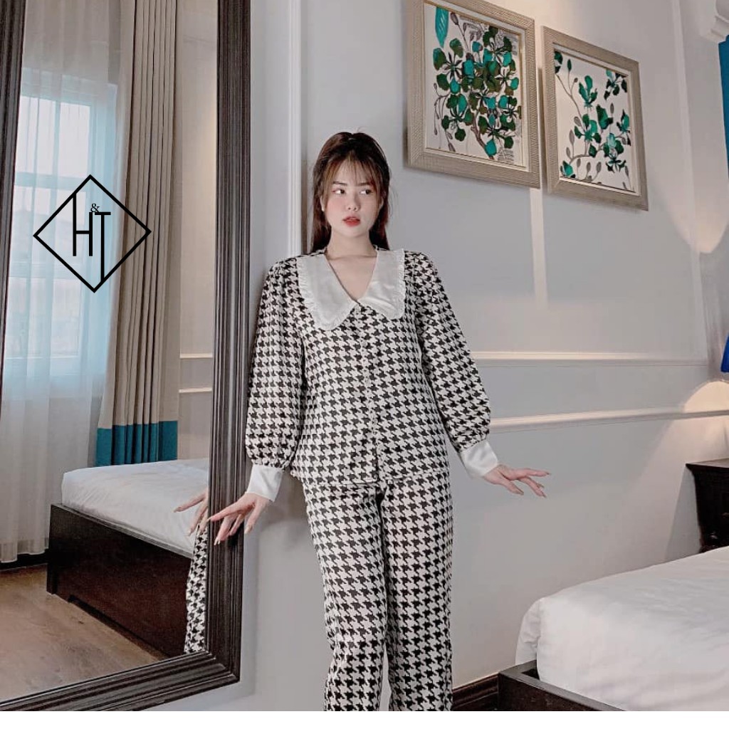 Bộ Pijama nữ - Bộ Ngủ Phong Cách Hàn quốc chất dày dặn không nhăn nhiều mẫu | BigBuy360 - bigbuy360.vn