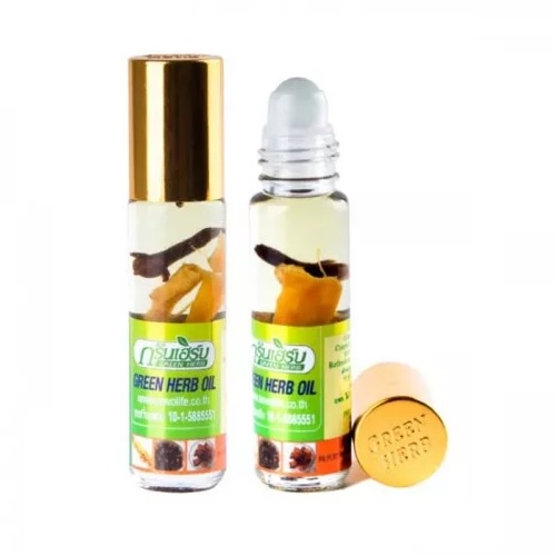 Dầu Gió Thảo Dược Green Herb Oil 8ml - Thái Lan