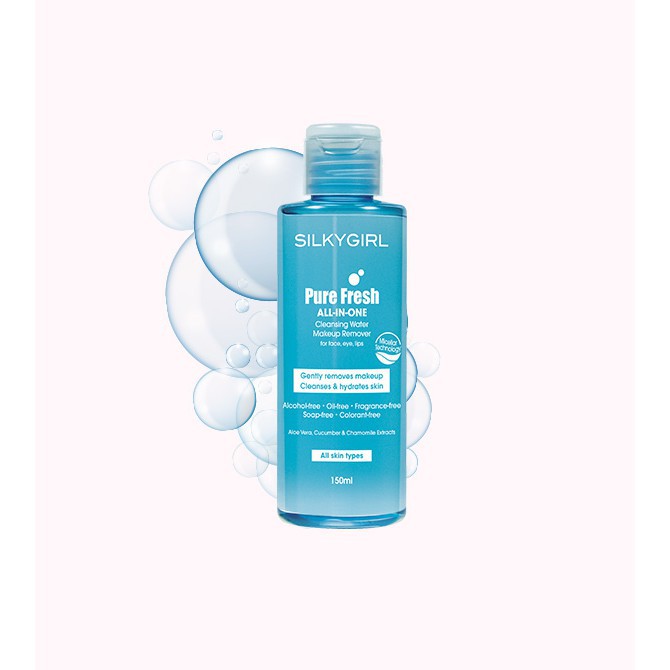 Nước Tẩy Trang Silkygirl Pure-Fresh All-In-One Cleansing Water 150ml