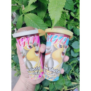 Bánh que chấm socola,sữa,dâu rigo