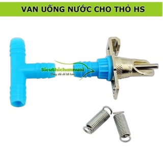 100 van uống nước tự động cho thỏ 2 lò xo.