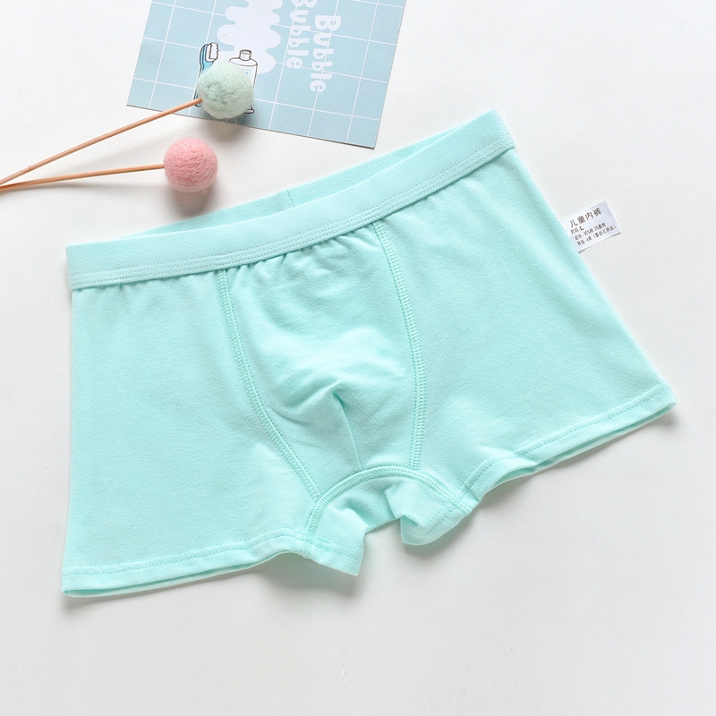 Quần Lót Boxer Vải Cotton In Hoạt Hình Dễ Thương Cho Bé Trai 6-11 Tuổi