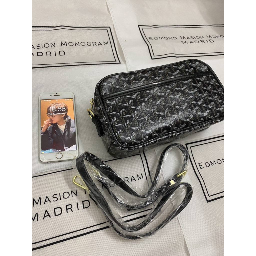 [CHÍNH HÃNG] Túi Đeo Chéo Minibag Edmond Maison Monogram Chính Hãng Thời Trang Tiện Dụng Gọn Gàng