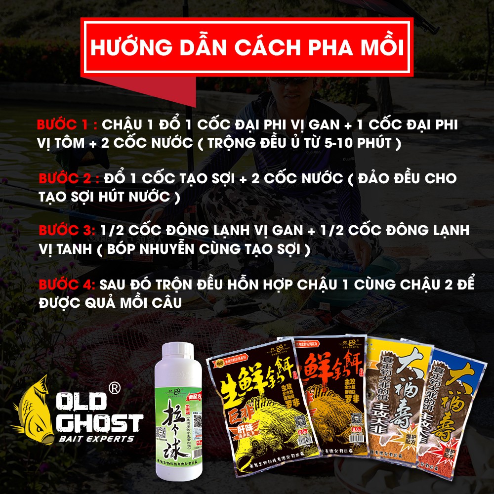 Mồi Câu Cá Rô Phi To Hiệu Quả - Mồi Câu Lão Quỷ Mồi Câu Cá Tổng Hợp Chuyên Câu Rô Phi Mồi Câu Rô Phi Hiệu Quả Nhất