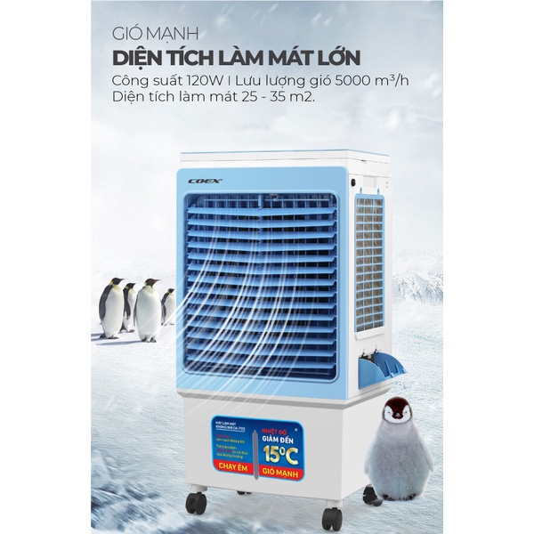Quạt điều hòa Coex CA-7116 Có điều khiển
