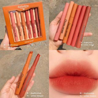 Set son thỏi Hengfang So Sweet Dream Lipstick Refreshing Matte Color