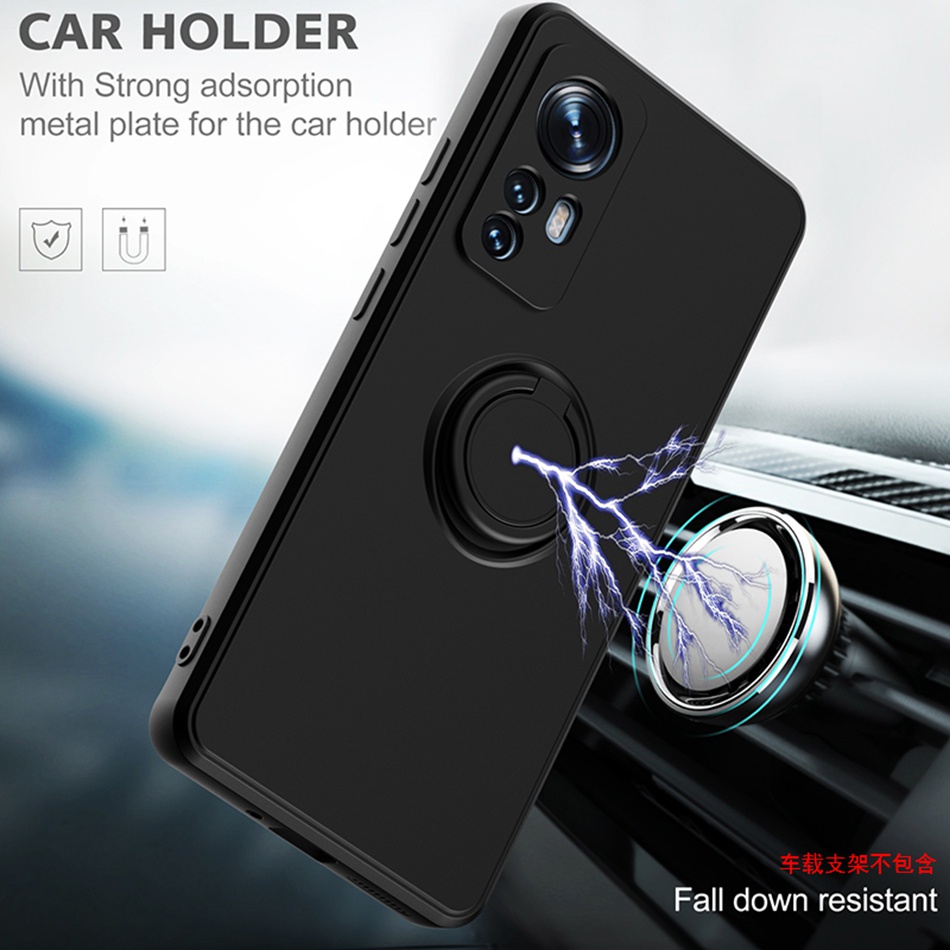 Ốp Điện Thoại Silicon Có Giá Đỡ Nam Châm Cho iPhone 14 13 12 11 Pro MAX Mini X XS MAX XR 6 6S 7 8 Plus 12Pro 13Pro 7Plus